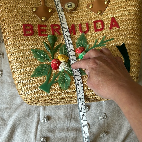 Vintage Bermuda Straw Bag Tourist/Travel - Picture 7 of 8